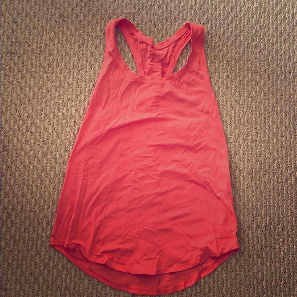 Lululemon coral racerback tank